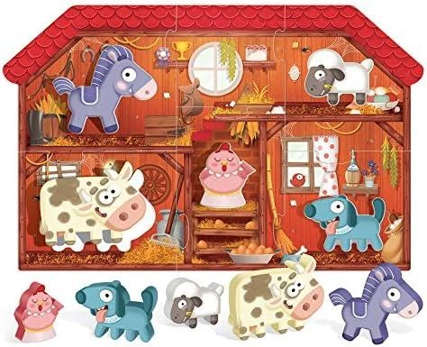 HEADU „Montessori“ pirmoji dėlionė „Ūkis“