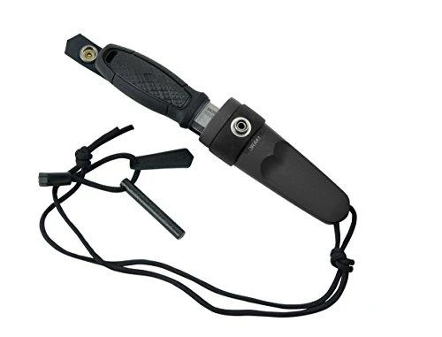 Morakniv Eldris su ugnies įkūrimo rinkiniu (S) juodas
