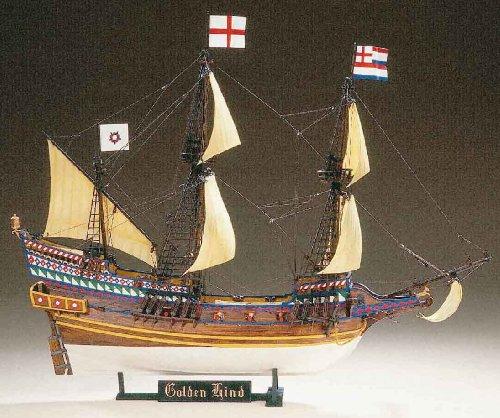 Heller Golden Hind burlaivio plastikinis rinkinys 1/96