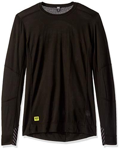 Apatiniai marškinėliai HELLY HANSEN Lifa Crewneck, juodi 3XL