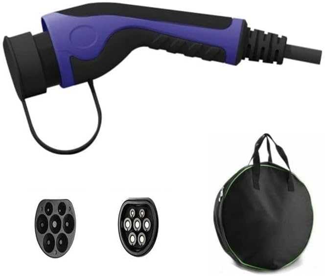 Carruzzo „Helos“ elektromobilio įkrovimo kabelis, 2 tipo, TÜV sertifikuotas, 3 fazių, 16 A, 11 kW, 7,5 m