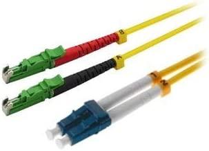 helos LWL Patchkabel OS2 Duplex E2000® APC (LSH)-LC 9/125µm gelb 7,5m