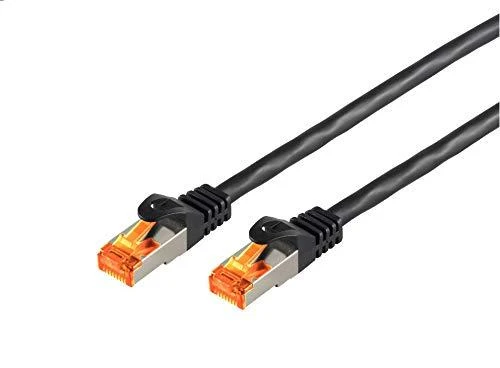 Delock Carruzzo Helos 205589 tinklo kabelis Juoda 45 m Cat6a S/FTP (S-STP)