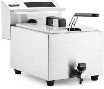 Hendi Mastercook skaitmeninė skydinė gruzdintuvė su čiaupu 8L 3500W