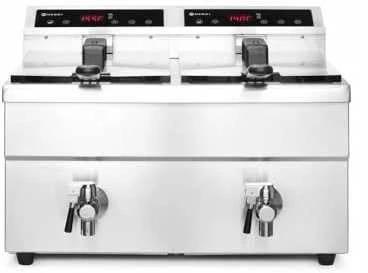 Gruzdintuvė Dviguba indukcinė viryklė su maišytuvu KITCHEN LINE 2x 8 L Hendi 215029