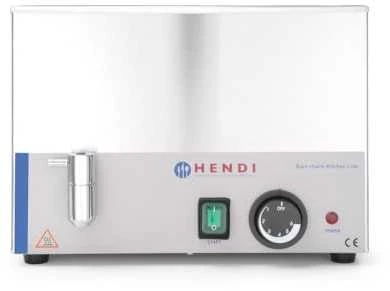Reguliuojama elektrinė vandens vonia marie GN1/1 150mm su čiaupu - Hendi 238912