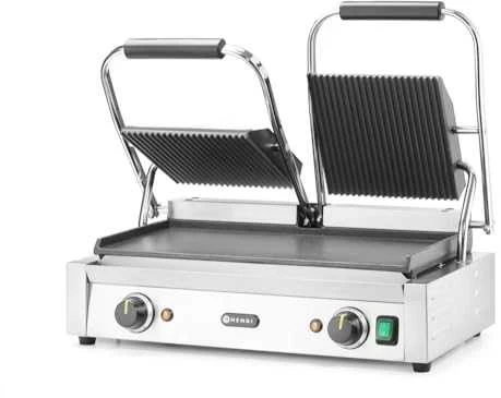 Kontaktinės grotelės su grioveliais viršuje, lygus dugnas, 3600W - Hendi 263808