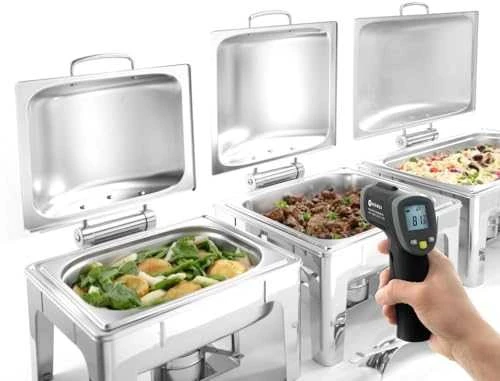 Virtuvinės svarstyklės Nekontaktinis lazerinis gastronominis termometras - Hendi 271148