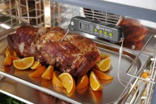 Virtuvinės svarstyklės Skaitmeninis gastronominis termometras su sulankstomu zondu Hendi, mėlynas