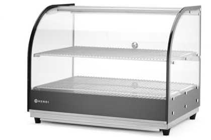 Šildoma vitrina maistui 800W - Hendi 273999