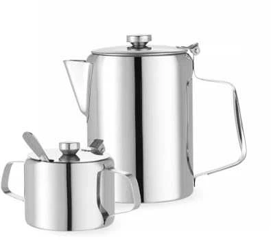 Nerūdijančio plieno cukraus dubuo su dangteliu. 85 mm 300 ml - Hendi 452103