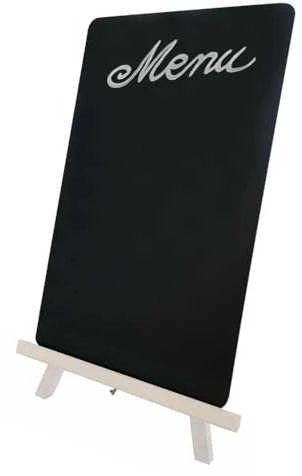 MENU reklaminė informacinė lenta stovi ant molberto restoranams 220x360mm - Hendi 664070
