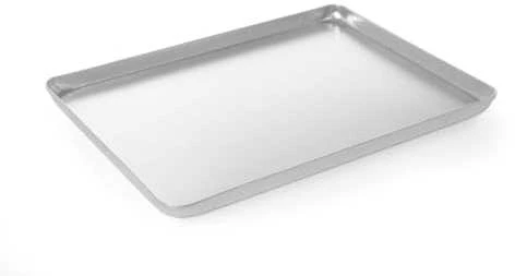 Taca cukiernicza piekarnicza ekspozycyjna su aliuminio 400x300x20mm sidabrinė - Hendi 808504