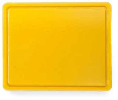 Deska do krojenia HACCP do drobiu GN 1/2 geltona - Hendi 826157