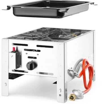 Keptuvė dujinė Bake Master Mini 290x480mm 5.8kW - Hendi 154601