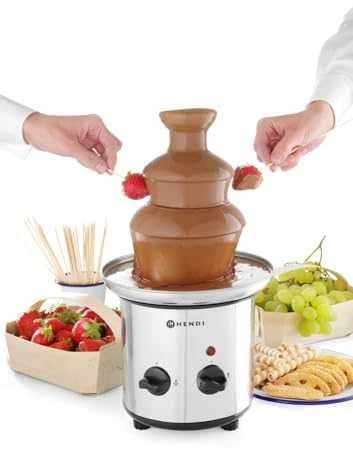 Czekoladowa fontanna do czekoladowego fondue plieninė 46W - Hendi 274101