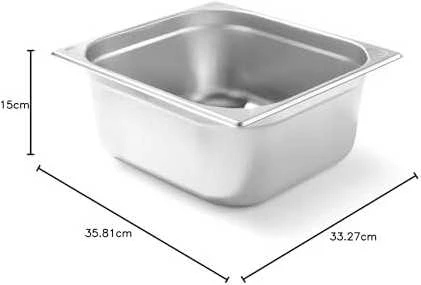 Pojemnik GN 2/3 plieno Kitchen Line aukštis 150 mm - Hendi 806241