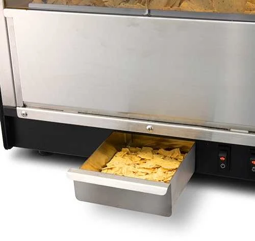Šildytuvas, šildomas vitrina nachos, žemės riešutams, 30 l, 300 W - Hendi 282779
