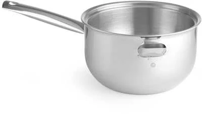 Plieninis puodas su vandens apvalkalu 1 l 300 x 165 x 95 mm - Hendi 833032