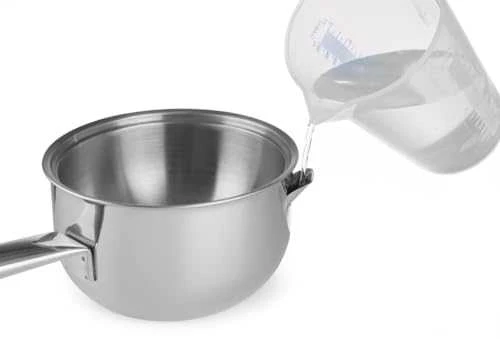 Plieninis puodas su vandens apvalkalu 1 l 300 x 165 x 95 mm - Hendi 833032