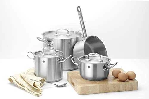 Puodas aukštas Kitchen Line su dangteliu 13,5 l śr. 280 x 220 h - Hendi 837405
