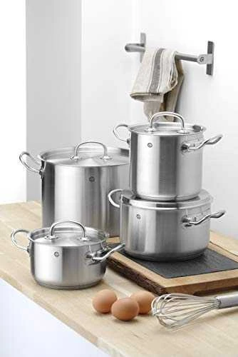 Puodas aukštas Kitchen Line su dangteliu 13,5 l śr. 280 x 220 h - Hendi 837405