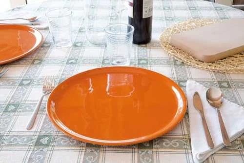 Hendi Patvari Speciale porcelianinė picos lėkštė, oranžinė, 330mm - rinkinyje 6 vnt.