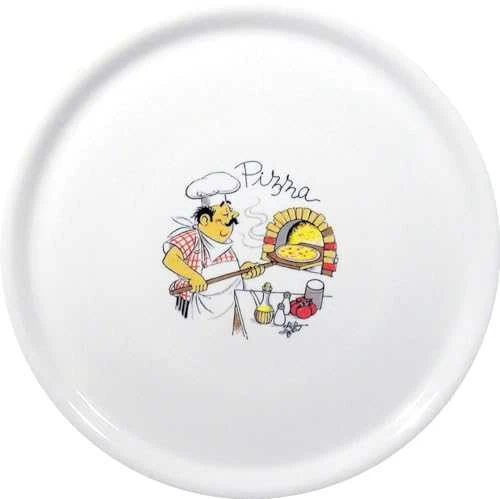 Hendi Patvari Speciale porcelianinė picos lėkštė, balta, 330mm - rinkinyje 6 vnt.