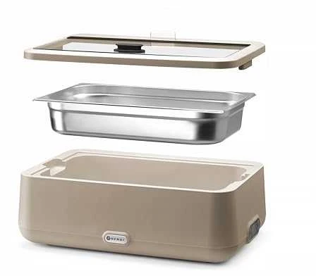 Hendi UNIQ elektrinis baseino marie šildytuvas 607 x 402 mm 700 W - smėlio spalvos