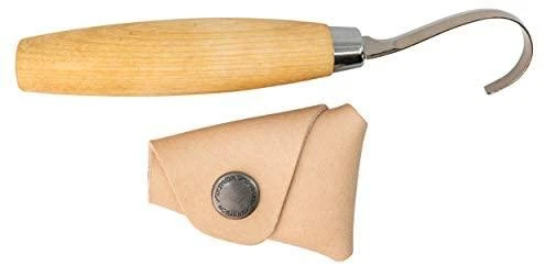 Morakniv 162 drožinėjimo peilis su odiniu dėklu