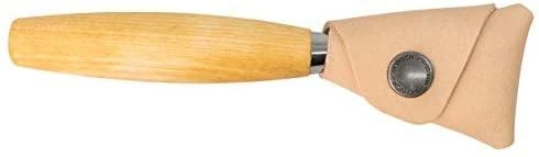 Šaukštų drožinėjimo peilis Morakniv® 162, lenkta geležtė 55x2,5mm. 15mm vidinis skersmuo. Dvigubi ašmenys, beržinė rankena