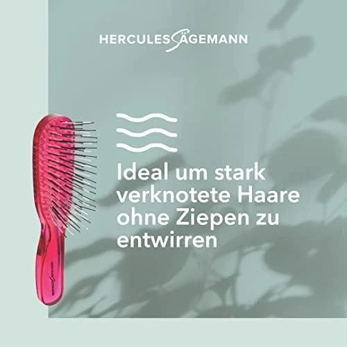 Šepetys plaukų iššukavimui Hercules Small Scalp Junior HER8106, rožinės spalvos