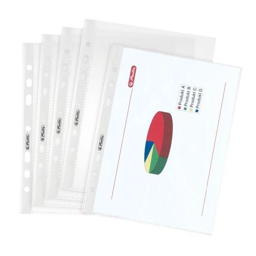 „Herlitz“ skaidrus apsauginis dangtelis A5 100 vnt (10468585)