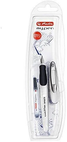 Herlitz My.Pen balta ir/juoda plunksnakočiai