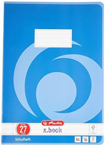 Herlitz Herlitz Hefte x.book A4/16 Lin.25 FSC Mix