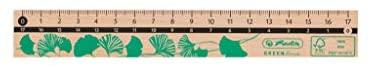 Herlitz Liniuotė medinė GREENline 17cm