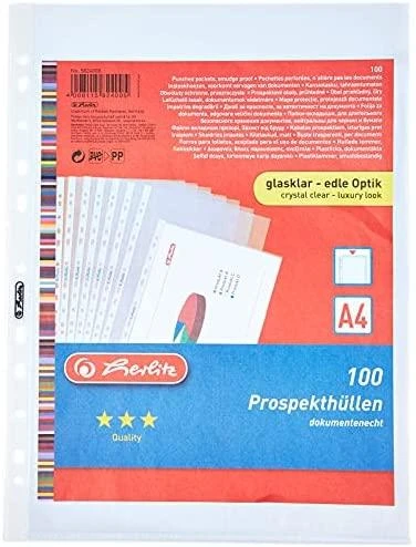 Įmautės Herlitz, 100 vnt