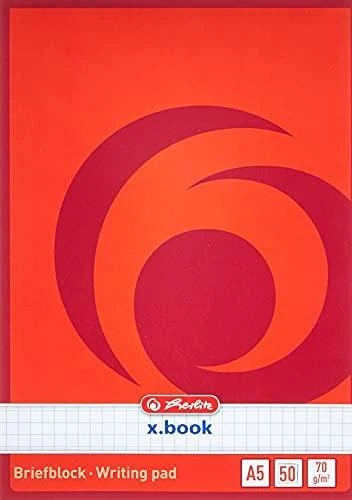 Sąsiuvinis langeliais Herlitz, A5, 50 lapų