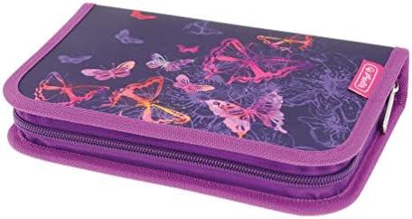 Penalas su kanceliarinėmis priemonėmis Herlitz Butterflies