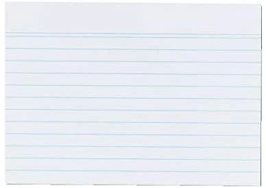 Herlitz Kortos indeksowe herlitz, DIN A6, w linijos, balta