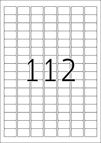 Herma lipnios etiketės A4, 25,4 x 16,9 mm, pagamintos iš popieriaus - 10916