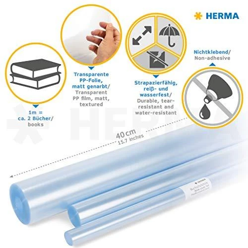 „Herma Folias“ 2 m, 10 ritinių, skaidrus (7360)