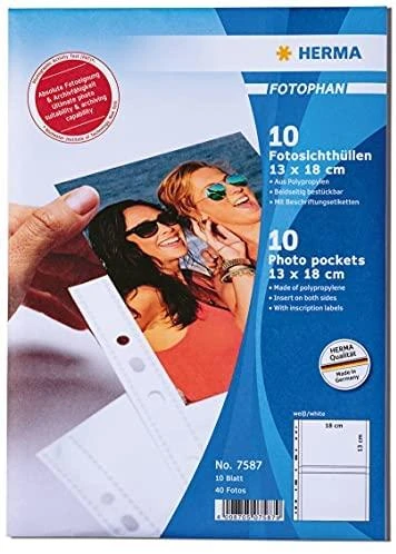 HERMA 7587 įmautė dokumentams Polipropilenas (PP) 10 vnt