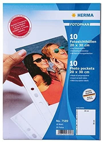 HERMA 7589 įmautė dokumentams Polipropilenas (PP) 10 vnt
