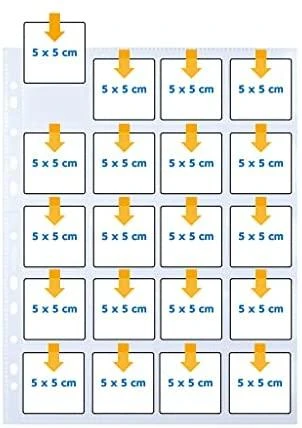 HERMA 7699 vardinių kortelių dėklas Permatomas