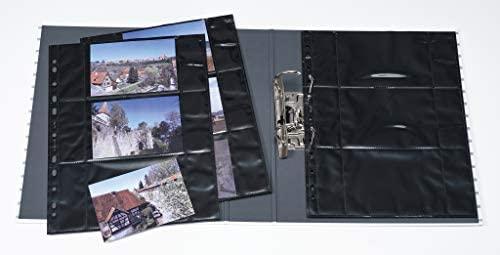 Herma Foto koszulki 9x13cm - juoda, 10 vnt. poziome 7784