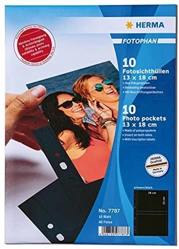 HERMA 7787 įmautė dokumentams 130 x 180 mm Polipropilenas (PP) 10 vnt