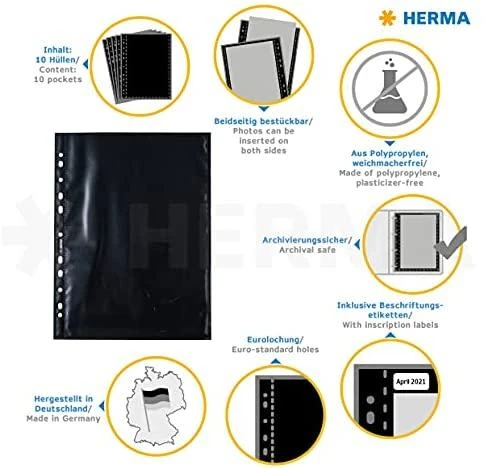 HERMA 7788 įmautė dokumentams 10 vnt