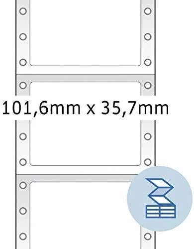 Herma Etiketės brūkšniniams kodams, balta 101,6 x 35,7 mm 4000 vnt.