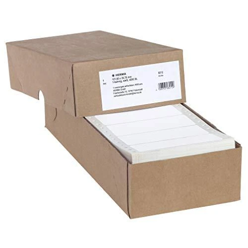 Herma Etiketės brūkšniniams kodams, balta 101,6 x 35,7 mm 4000 vnt.